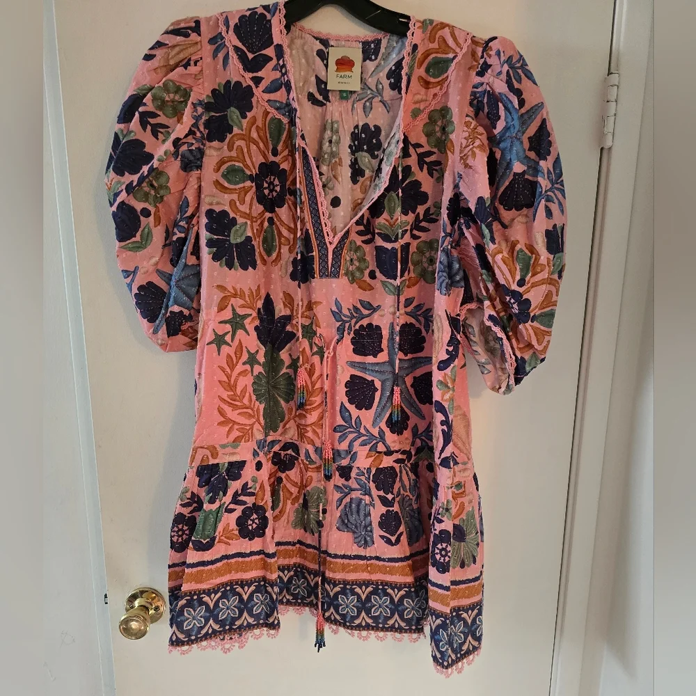 Farm Rio Seashell Minidress - Picture 8 of 9